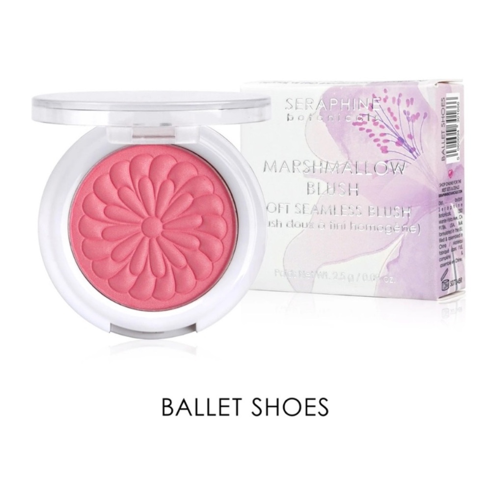 Seraphine Botanicals Marshmallow Blush in BALLET SHOES - .09 oz NIB
